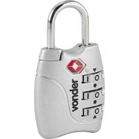 Cadeado Com Segredo 3 Algarismo Tsa Prata Vonder - 1