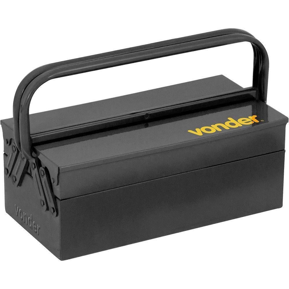 Caixa Metálica Para Ferramentas Sanfonada 400x200x210mm 5 Gav - 2