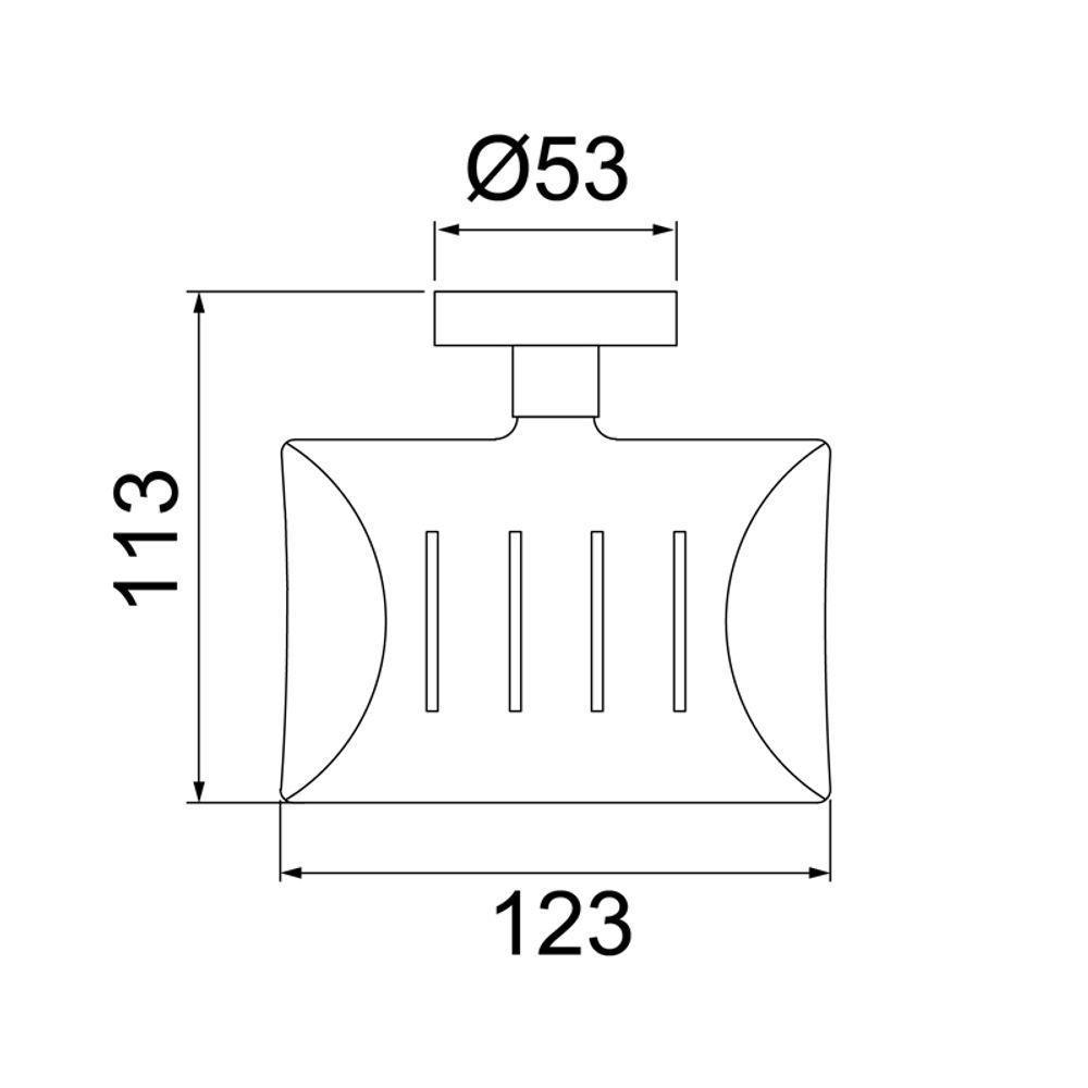 Saboneteira Lorenzetti Loren Loft 2008 C82 Cromada - 2