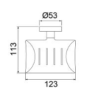Saboneteira Lorenzetti Loren Loft 2008 C82 Cromada - 2