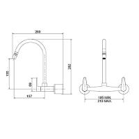Torneira Misturador Lorenzetti Lorenjoy 1258 C32 De Parede Cromada - 2