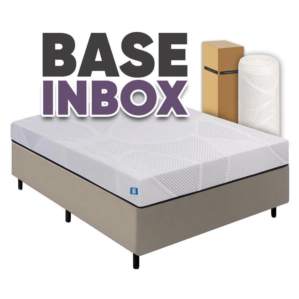 Cama Box Casal Desmontável Bege + Colchão Umaflex Fit Firm D33 17cm Altura - Orthocamas - 6