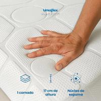 Cama Box Casal Desmontável Bege + Colchão Umaflex Fit Firm D33 17cm Altura - Orthocamas - 7