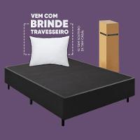 Cama Box Queen Desmontável Preta + Colchão Umaflex Fit Firm D33 17cm Altura - Orthocamas - 6