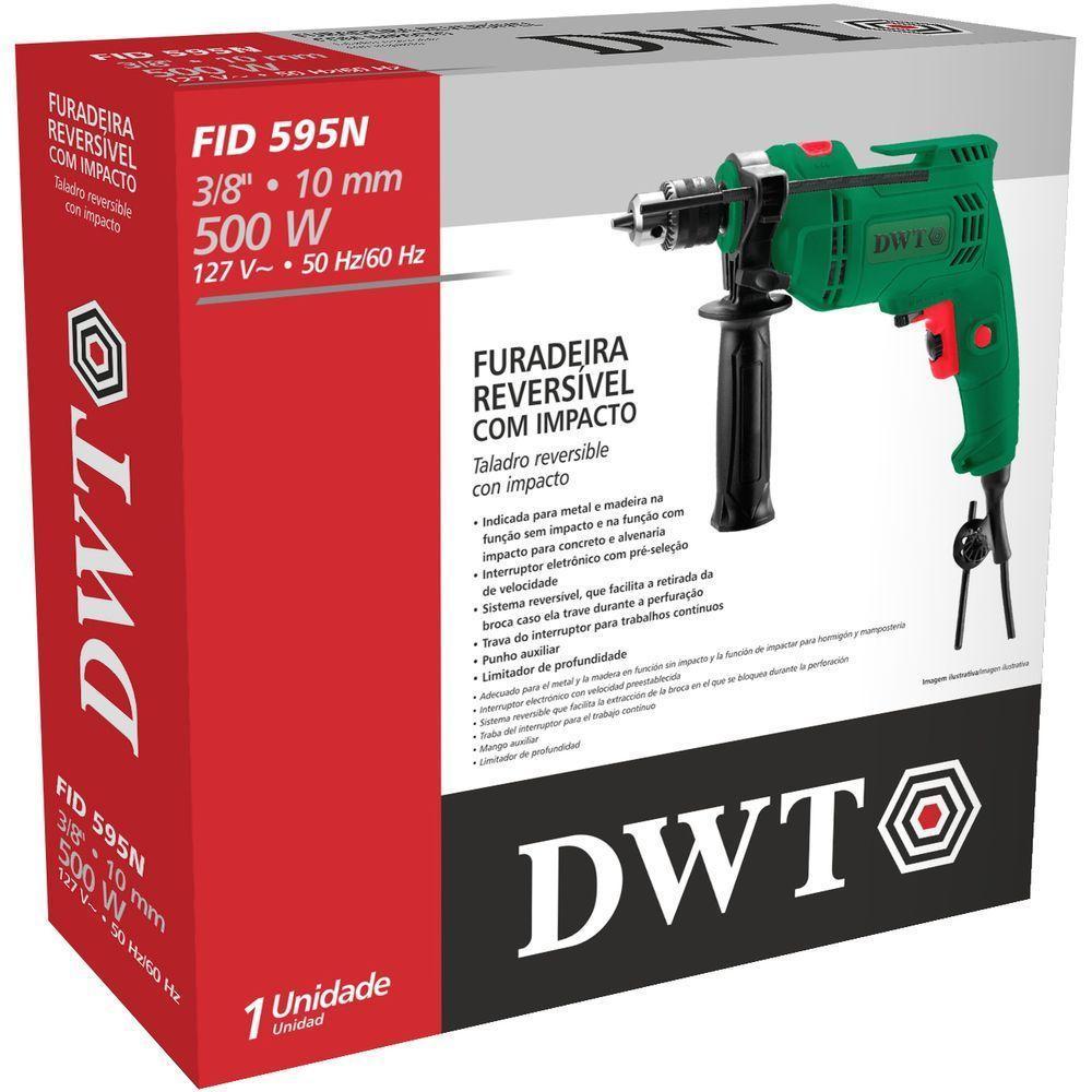 Furadeira Com Impacto 3-8'' Fid 595 Dwt 110V - 3