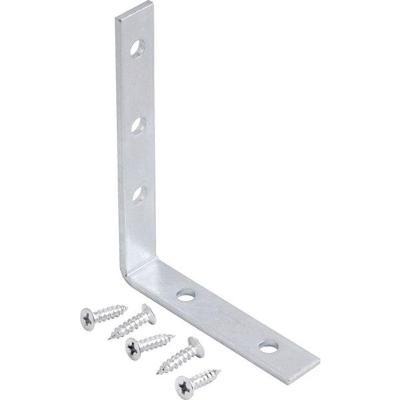 Cantoneira Para Cortina 06x08cm Zincado Cce0068 Com 4 Pç Vonder
