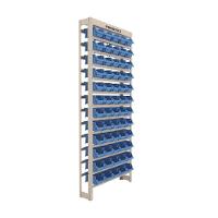 Estante Gaveteiro Com 60 Gavetas N3 Azul E Bege Presto - 1