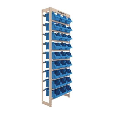Estante Gaveteiro Com 27 Gavetas N5 Azul E Bege Presto
