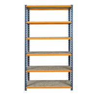 Estante Em Aco Reforçada ábile Cinza E Laranja 100kg Presto - 2