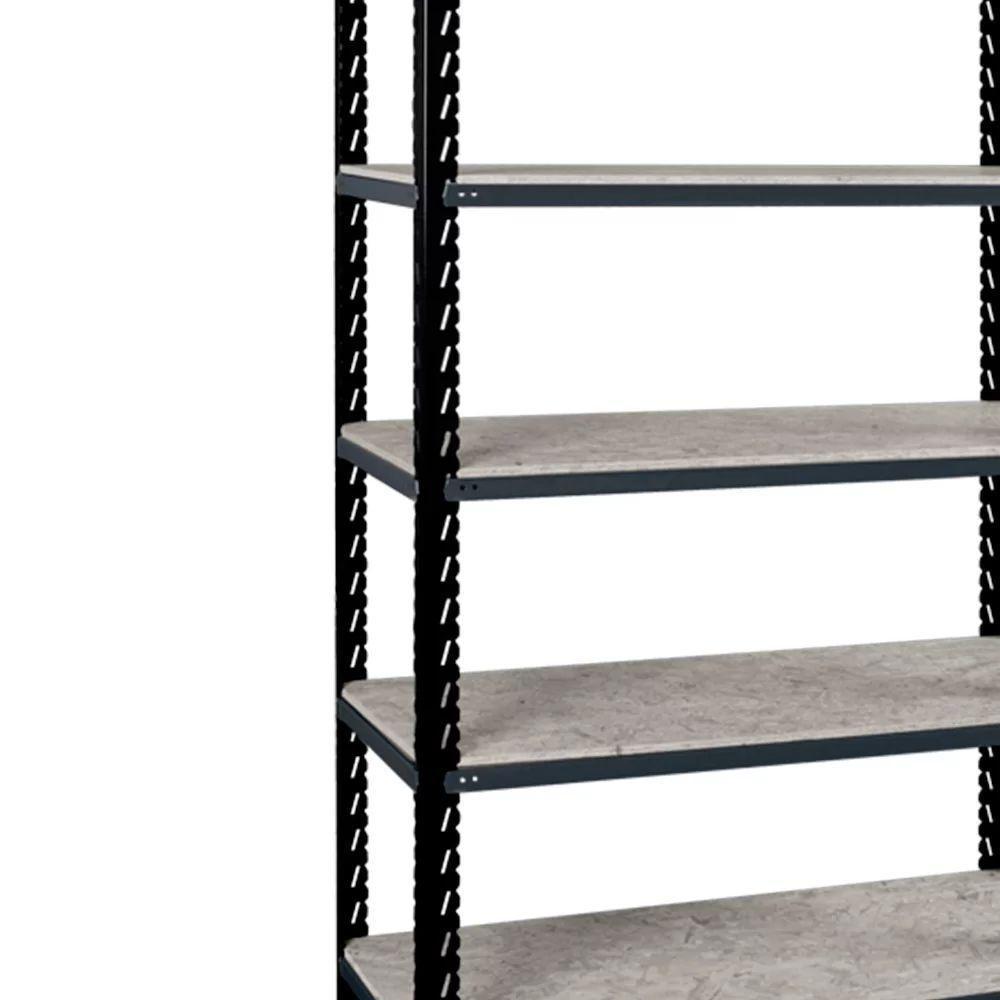 Estante Em Aco Reforçada ábile Dark 100kg Presto - 4