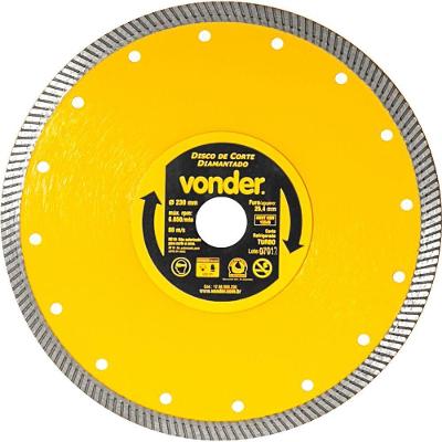 Disco Diamantado 230mm Turbo Vonder