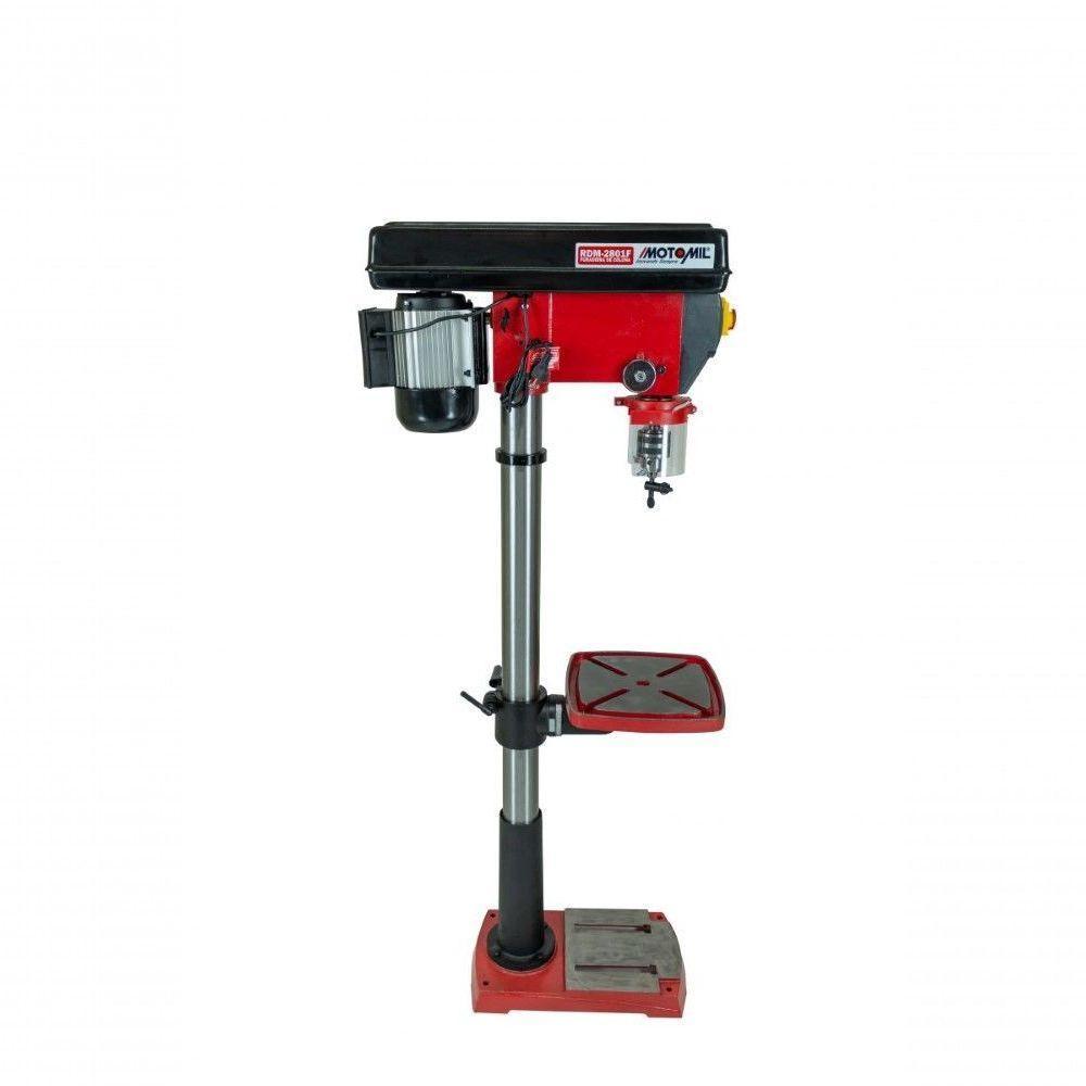 Furadeira De Coluna 1hp Monofásico Rdm-2801f Motomil 110V - 1