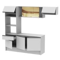 Cozinha Completa Diamante com Armário Balcão e Tampo Madesa - 9