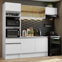 Cozinha Completa Diamante com Armário Balcão e Tampo Madesa - 1