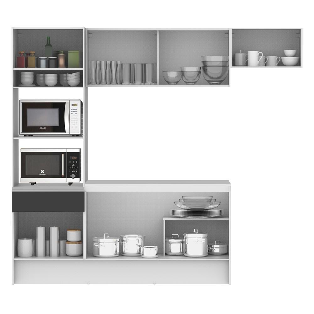 Cozinha Completa Diamante com Armário Balcão e Tampo Madesa - 6