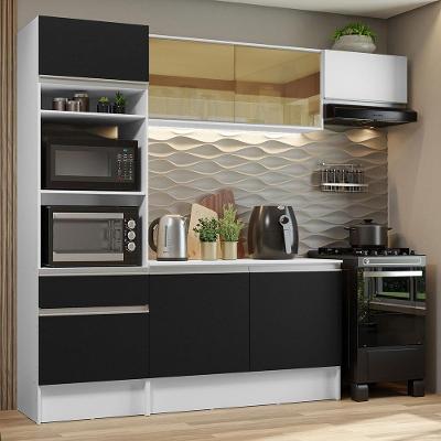 Cozinha Completa Diamante com Armário Balcão e Tampo Madesa