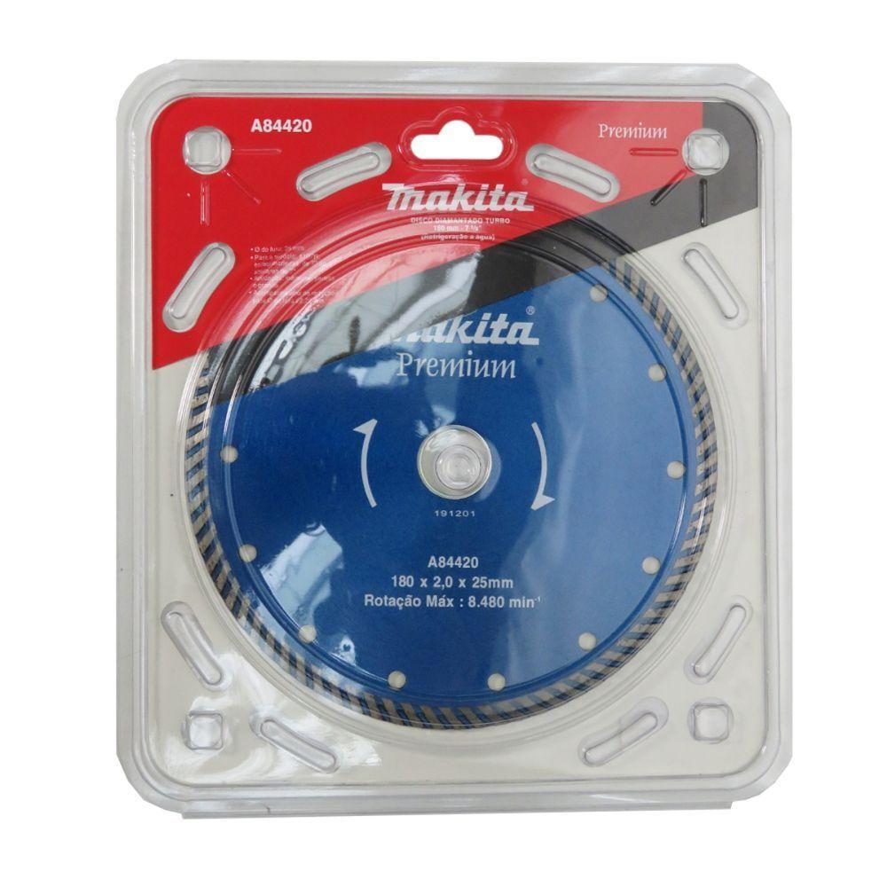 Disco Diamantado Turbo 180 Mm X 25 Mm A-84420 Makita - 2