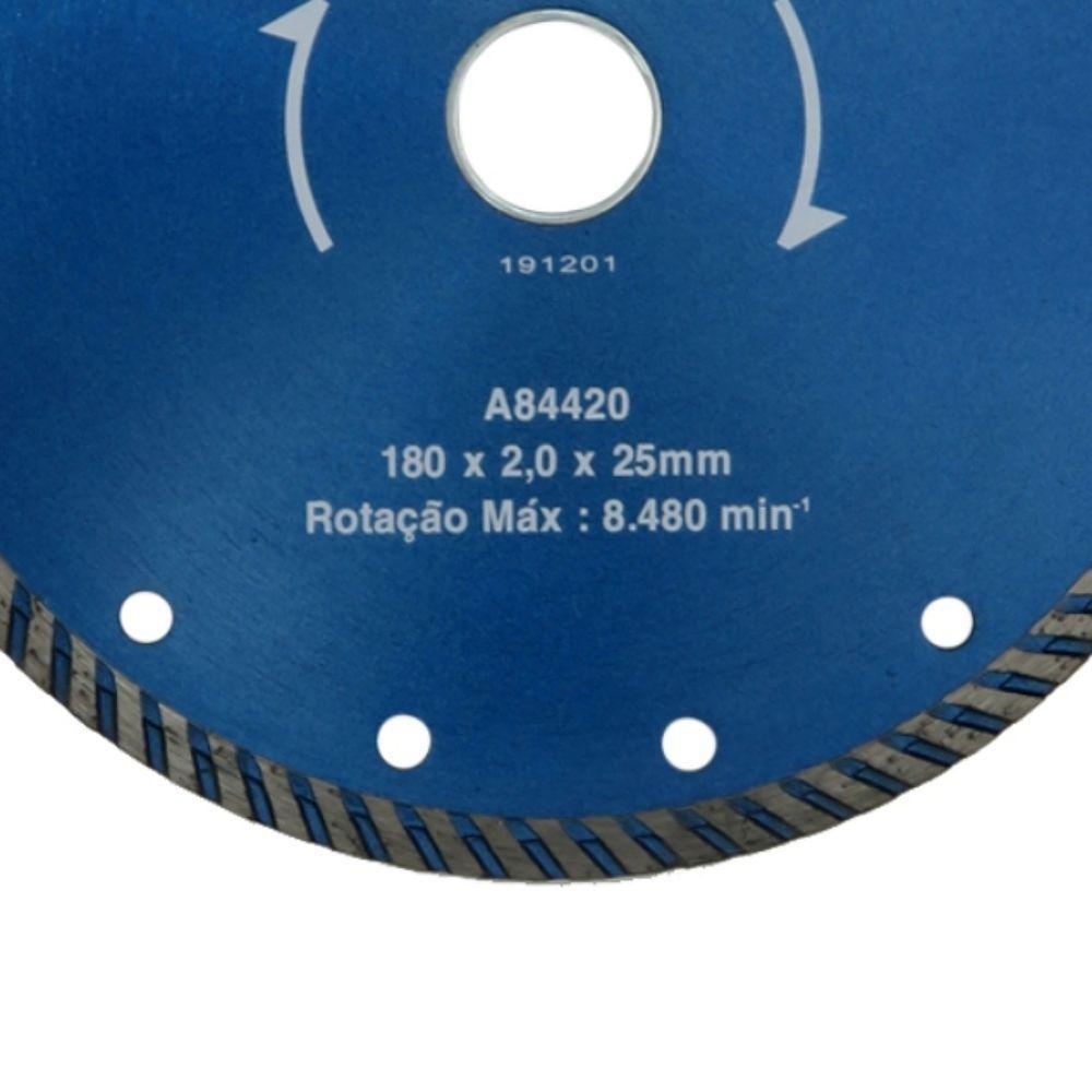 Disco Diamantado Turbo 180 Mm X 25 Mm A-84420 Makita - 5