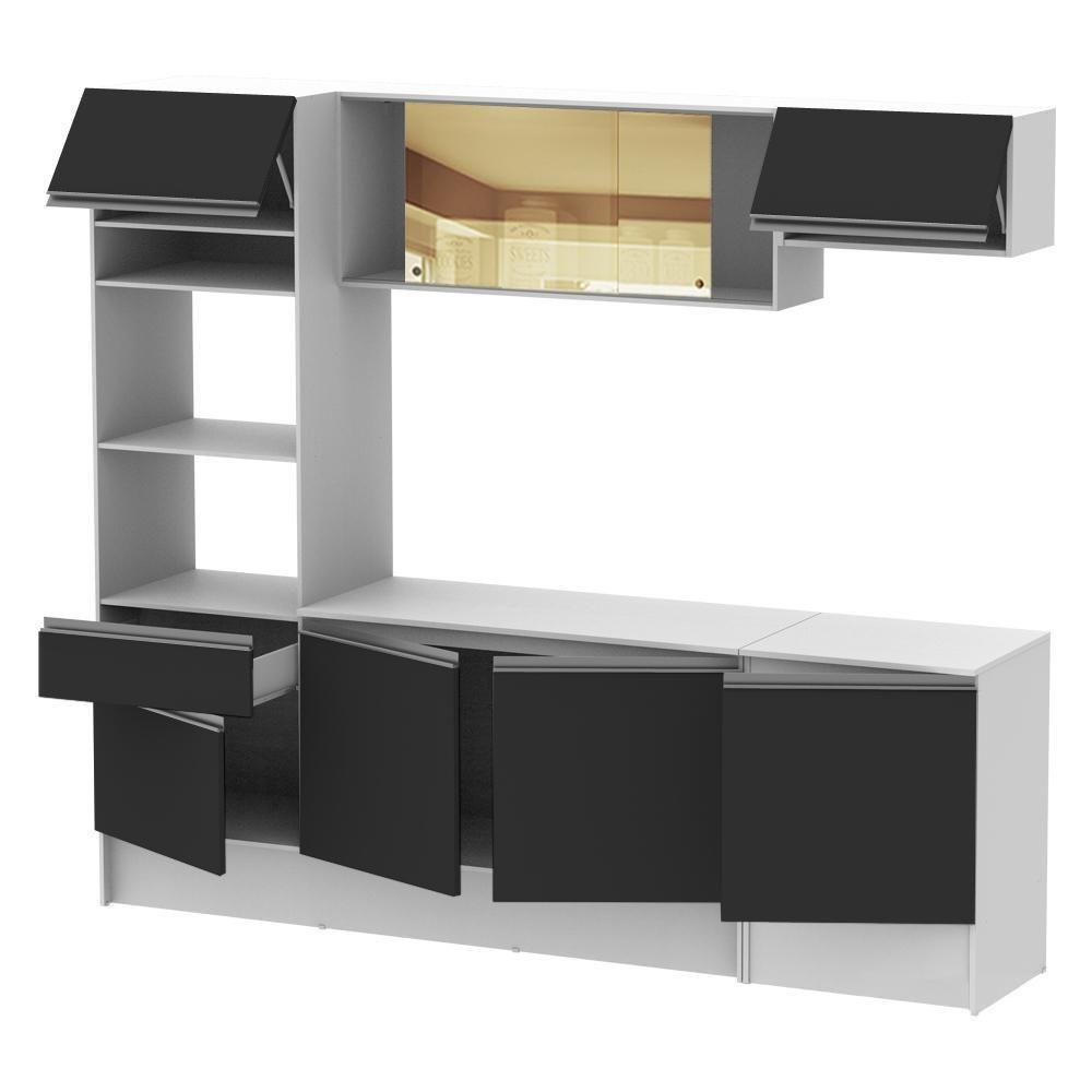 Cozinha Completa Diamante com Armário Balcão e Tampo Madesa - 2