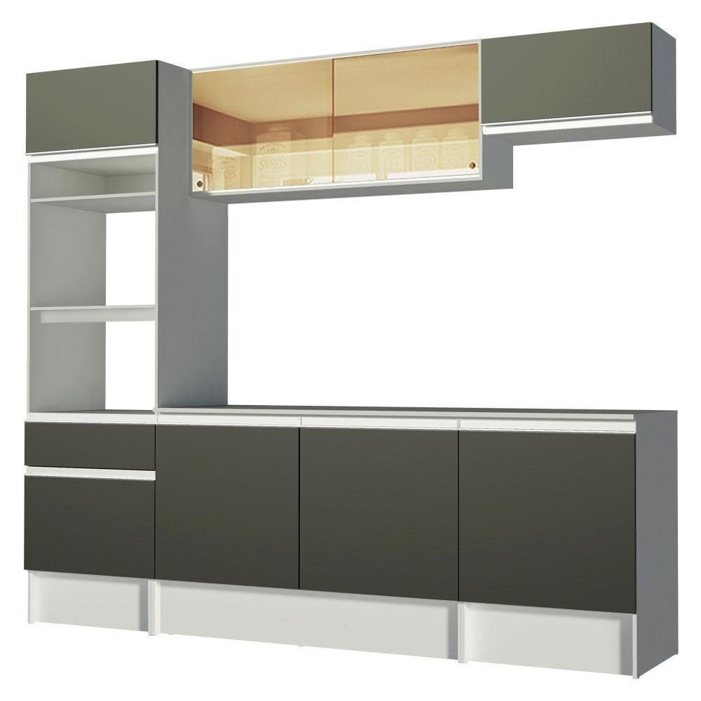 Cozinha Completa Diamante com Armário Balcão e Tampo Madesa - 5