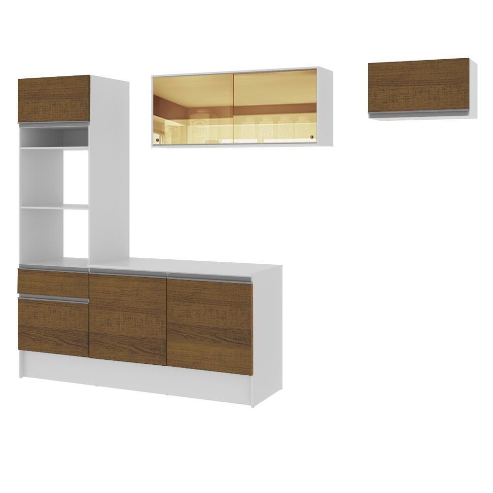 Cozinha Completa Diamante com Armário Balcão e Tampo Madesa - 12