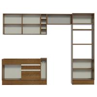 Cozinha Completa Cristal com Armário e Balcão (sem Tampo E Pia) Madesa - 7