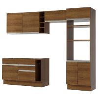 Cozinha Completa Cristal com Armário e Balcão (sem Tampo E Pia) Madesa - 11