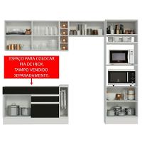 Cozinha Completa Cristal com Armário e Balcão (sem Tampo E Pia) Madesa - 2