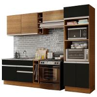 Cozinha Completa Cristal com Armário e Balcão (sem Tampo e Pia) Madesa - 3