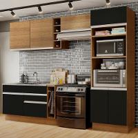 Cozinha Completa Cristal com Armário e Balcão (sem Tampo e Pia) Madesa - 10