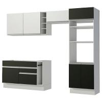 Cozinha Completa Cristal com Armário e Balcão (sem Tampo e Pia) Madesa - 7