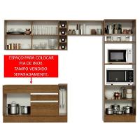 Cozinha Completa Cristal com Armário e Balcão (sem Tampo E Pia) Madesa - 5