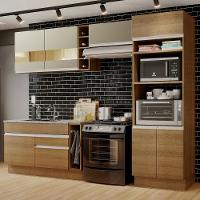 Cozinha Completa Cristal com Armário e Balcão (sem Tampo E Pia) Madesa - 10