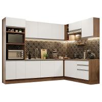 Cozinha Completa 479001 Com Armário E Balcão Rustic/Branco - 10
