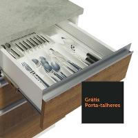 Cozinha Completa 479001 Com Armário E Balcão Branco/Rustic