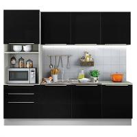 Cozinha Completa Com Armário e Balcão 7 Portas 3 Gavetas