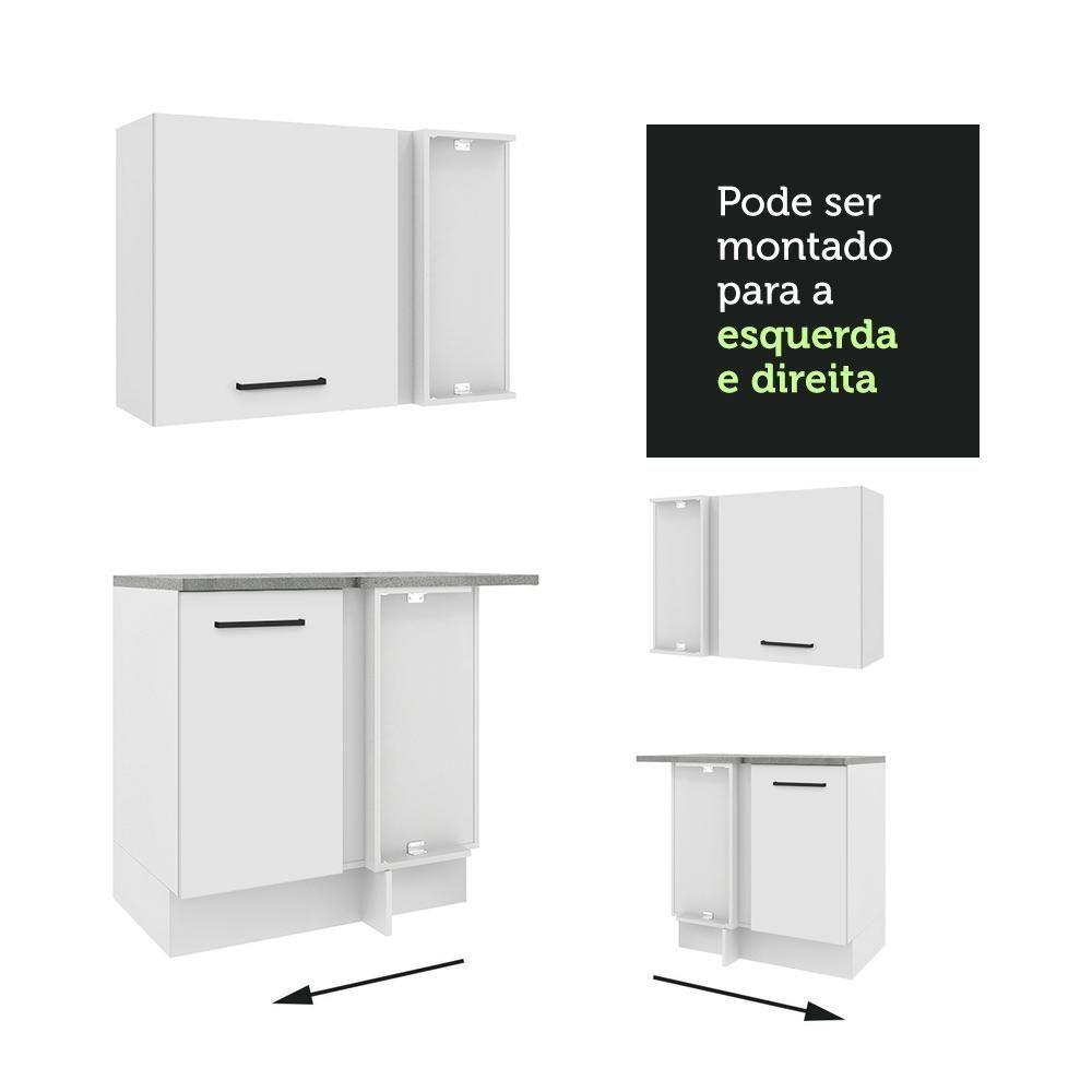 Cozinha Completa 479001 Com Armário E Balcão Branco Branco - 2
