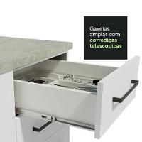 Cozinha Completa 479001 Com Armário E Balcão Branco Branco - 5