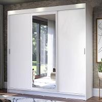 Guarda Roupa Casal Istambul 3 Portas de Correr Madesa - 1