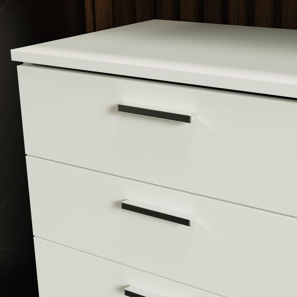 Gaveteiro Para Banheiro Branco Com 3 Gavetas E Rodinhas Madesa Branco - 2