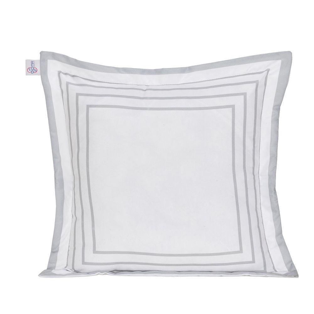 Kit 5 Pçs Coberdrom Casal Queen Soft Hipercal 400 Fios Dupla Face Cinza - 6