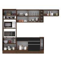 Cozinha Safira com Armário e Balcão sem Tampo e Pia Madesa - 15