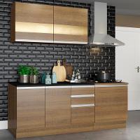 Cozinha Milão com Armário e Balcão sem Tampo e Pia Madesa - 8