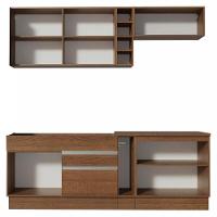 Cozinha Parma com Armário e Balcão sem Tampo e Pia Madesa - 2