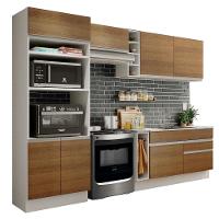 Cozinha Jade com Armário e Balcão sem Tampo e Pia Madesa - 2