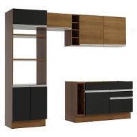 Cozinha Jade com Armário e Balcão sem Tampo e Pia Madesa - 2