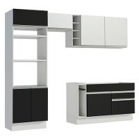 Cozinha Jade com Armário e Balcão sem Tampo e Pia Madesa - 9