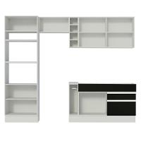 Cozinha Jade com Armário e Balcão sem Tampo e Pia Madesa - 2