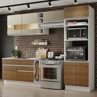 Cozinha Completa  Cristal com Armário e Balcão (sem Tampo E Pia) Madesa - 1