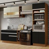 Cozinha Completa  Cristal com Armário e Balcão (sem Tampo E Pia) Madesa - 1